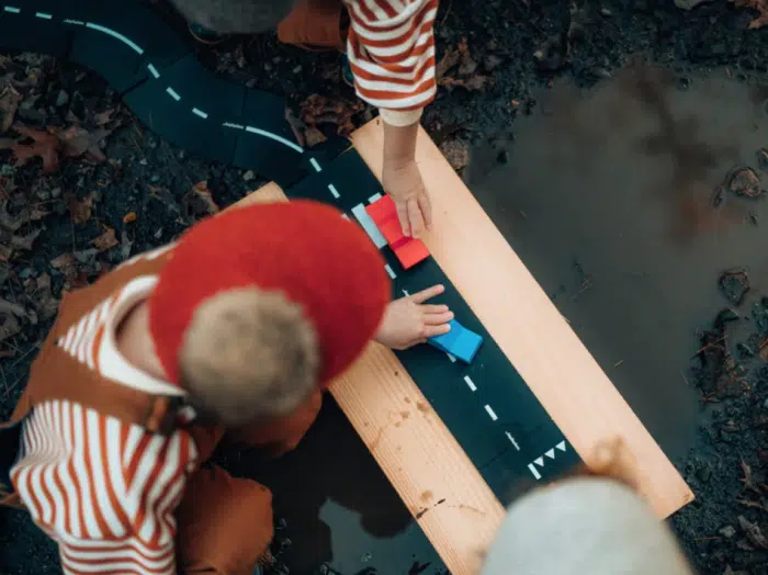 Waytoplay King of the Road 40-delig met twee Auto's Kleine Planeet