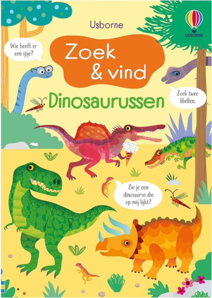 Zoek en vind Dinosaurussen Kleine Planeet