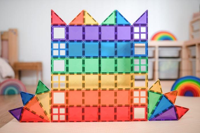 Connetix Tiles Rainbow Starter Pack - 60 stuks - Afbeelding 2