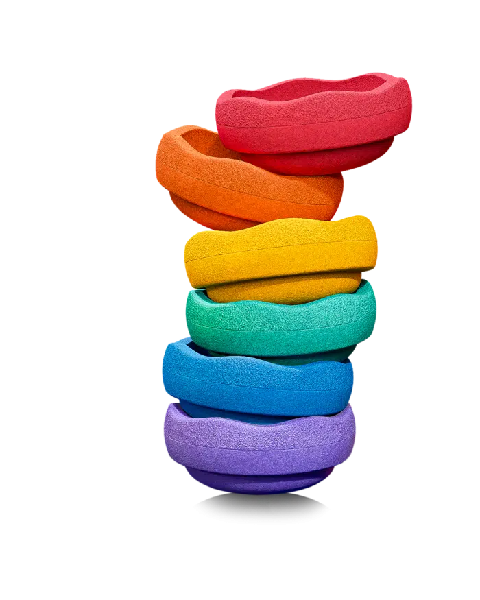 Stapelstein®-Original-Set-6-Rainbow-Classic