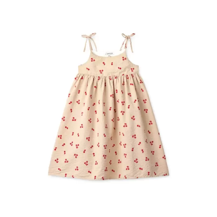 Liewood Eli Printed Dress - Cherries-Apple blossom