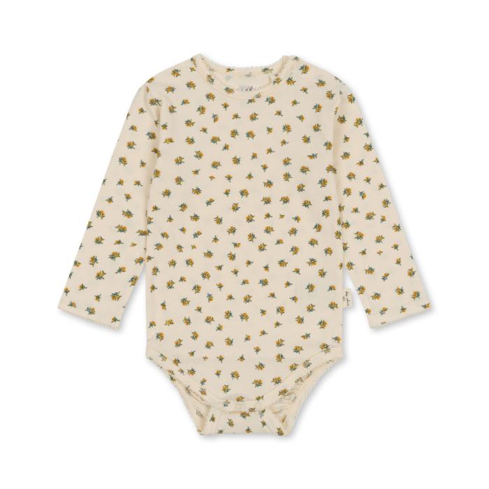 Konges Slojd Basic Romper Newborn - Peonia Limone
