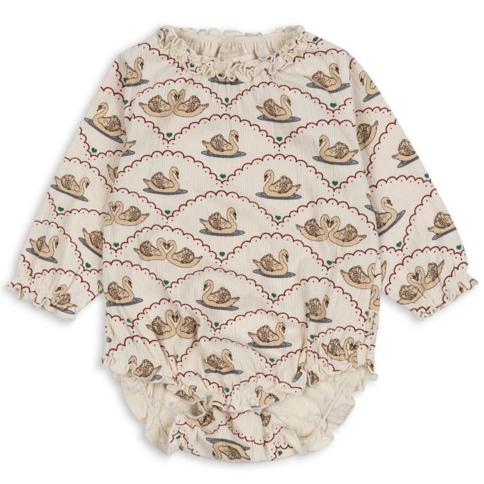 Konges Slojd Chleo Romper Gots - Swan