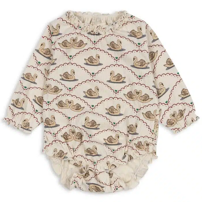 Konges Slojd Chleo Romper Gots - Swan