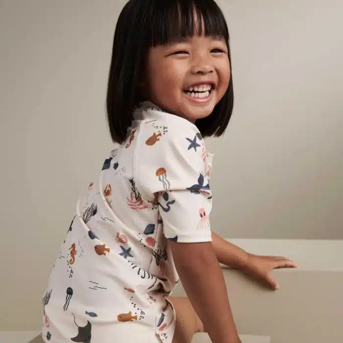 Liewood Apia Printed Shortsleeve T-shirt - Sea creature-Sandy - Afbeelding 2