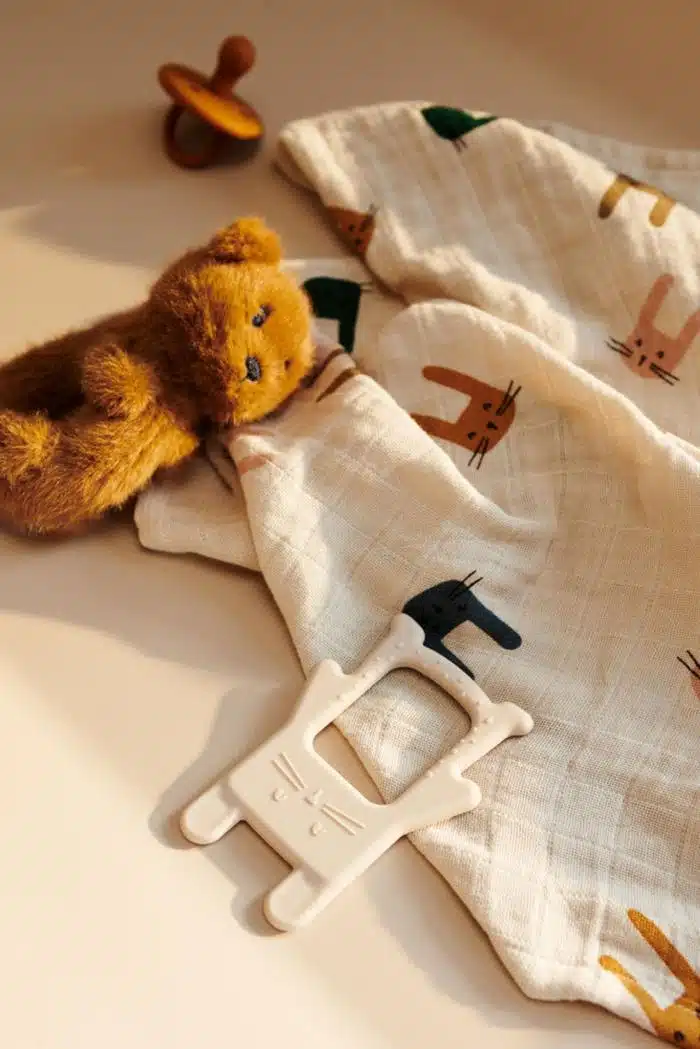 Liewood Berto Bear Teddy – Golden caramel