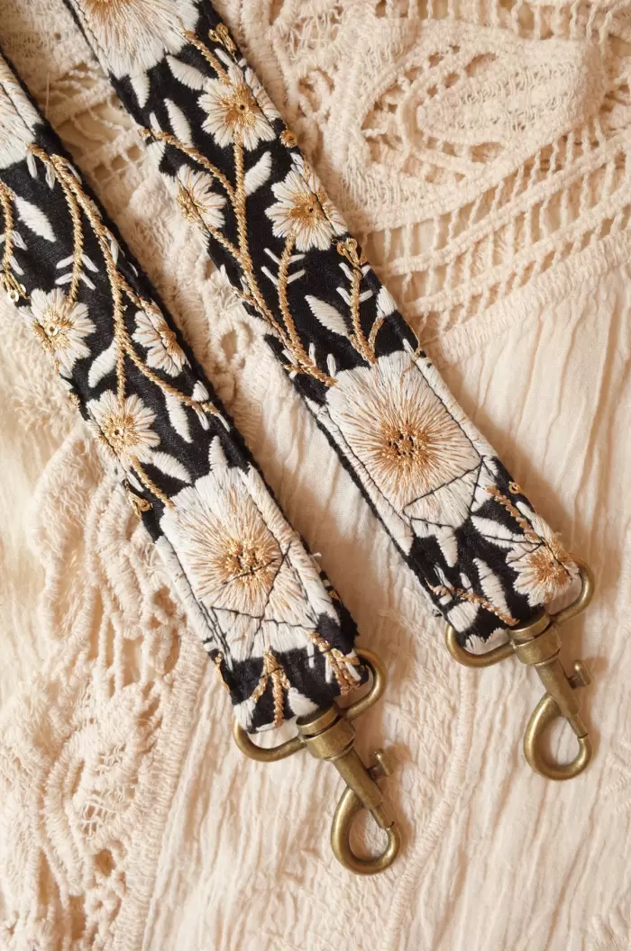 La N’atelier Strap – Moonflower Dark 130 cm Gold