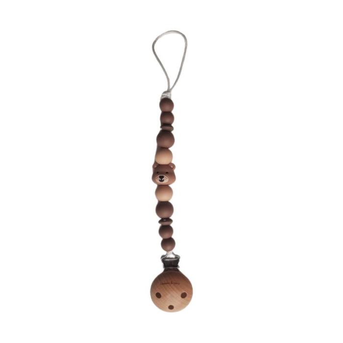 Chewies Clip silicone Bear Brown