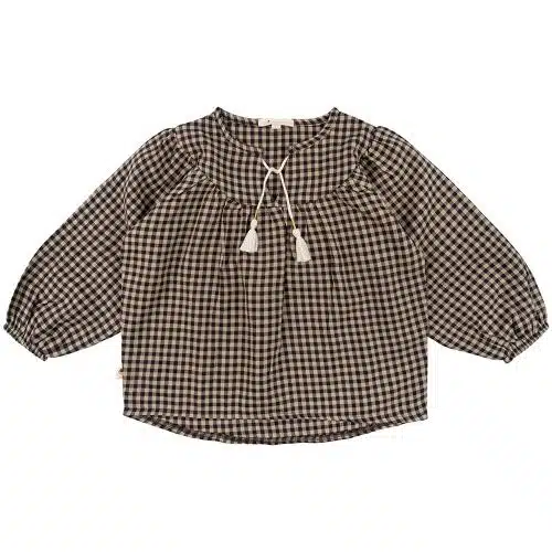 On top of the cake - Dewie Blouse Brown Check