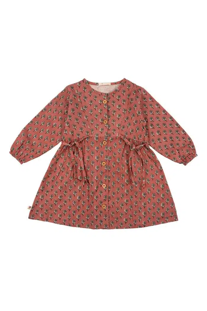 On top of the cake - Janneke Dress Aop Blockprint
