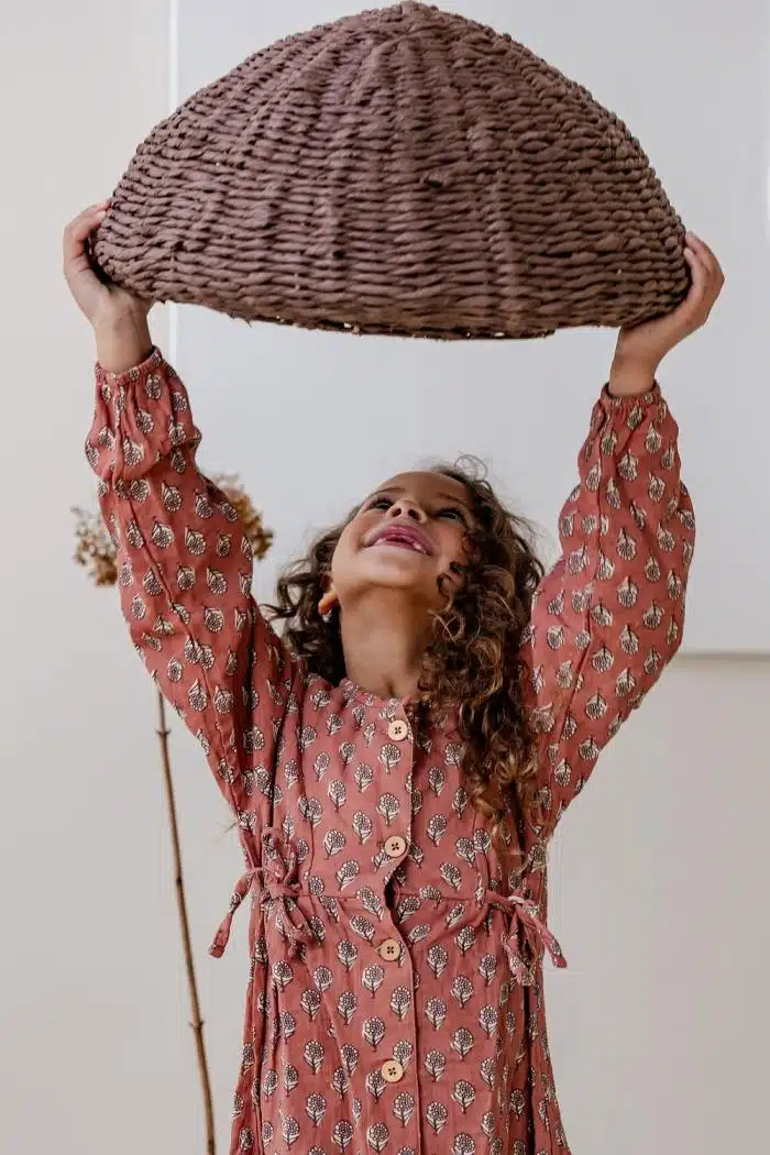 On top of the cake - Janneke Dress Aop Blockprint