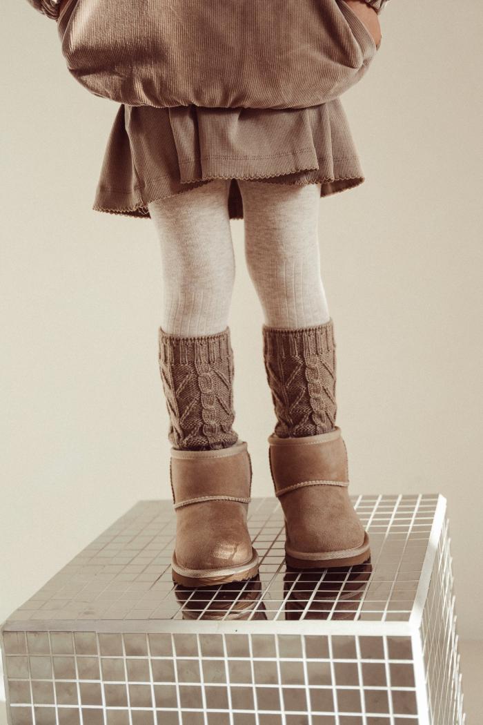 Two You Label - Knitted Legwarmers Taupe