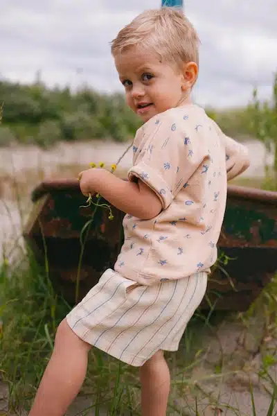 t shirt Juul ss mesh knit aop sealife / SS25