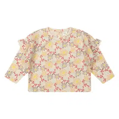 Riffle Sweater Mette Ls Core Lycra Aop Sea Flower