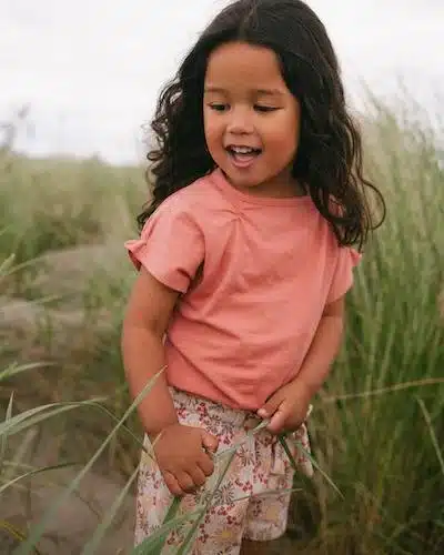 Riffle T Shirt Jill Ss Slub Jersey Solid