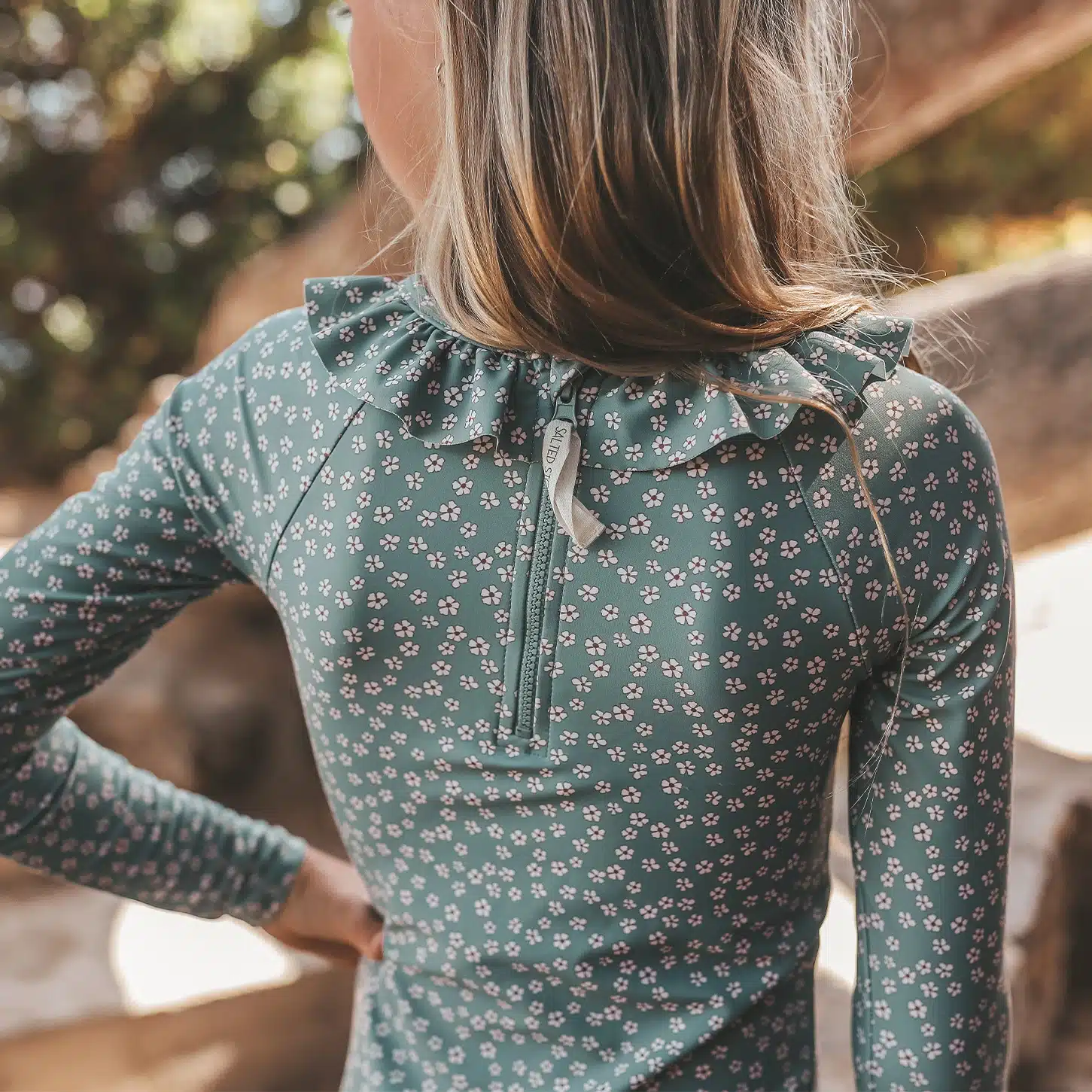 Salted Stories Daisies Bodysuit Green Bay - Afbeelding 4