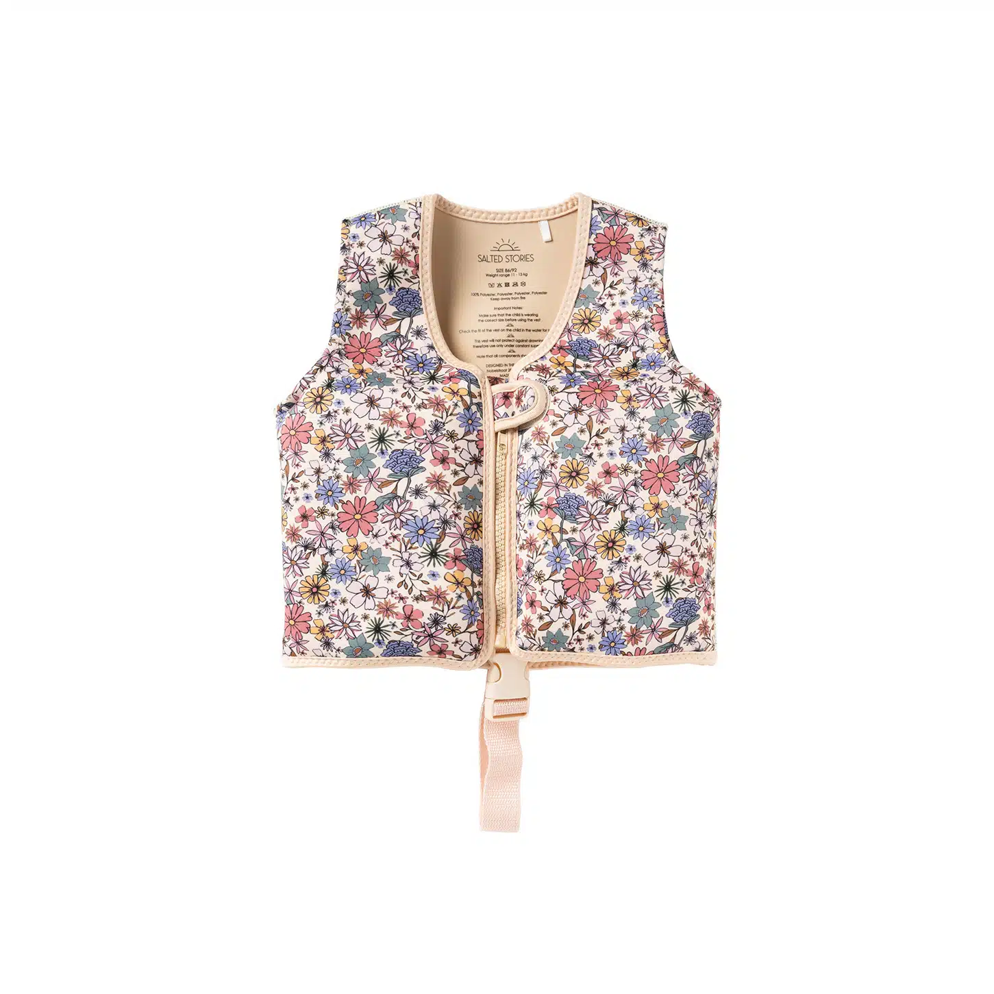 Sparkly Fleurs Floating Vest Salted Stories