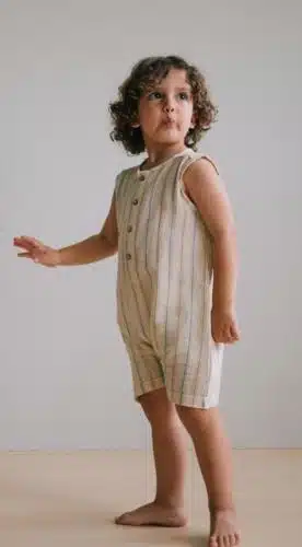 Glenn Suit Woven Linen Stripe Riffle Amsterdam