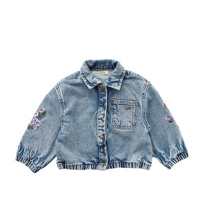 Your Wishes Stretch Denim | Denim Jacket Sky Blue