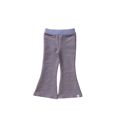 Your Wishes Glitter Flared Legging Grape juice