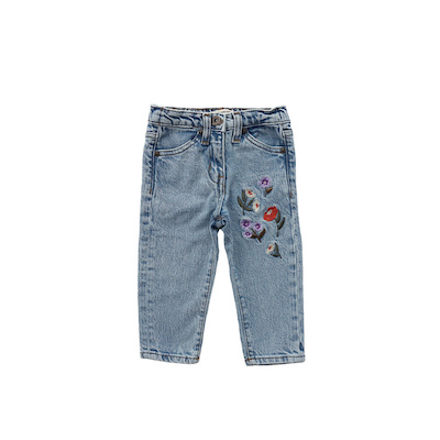 Your Wishes Stretch Denim | Baggy Jeans Sky Blue