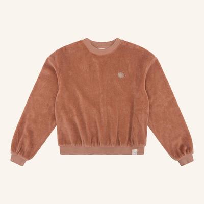 Navy Natural Oversized sweater bath terry cork sun