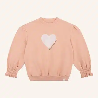 Navy Natural Oversized sweater heart