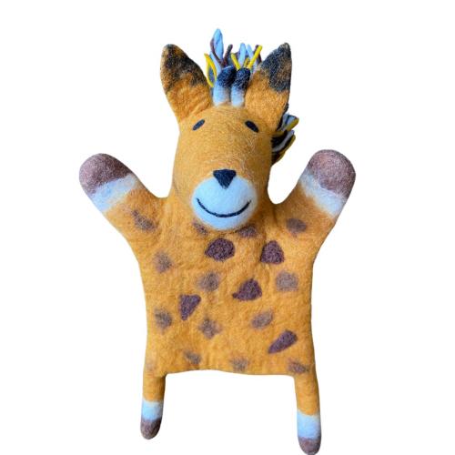 Handpop Vilt Jules de Giraffe