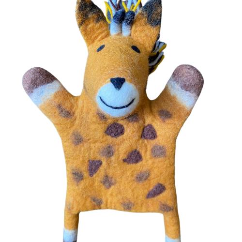 Handpop Vilt Jules de Giraffe