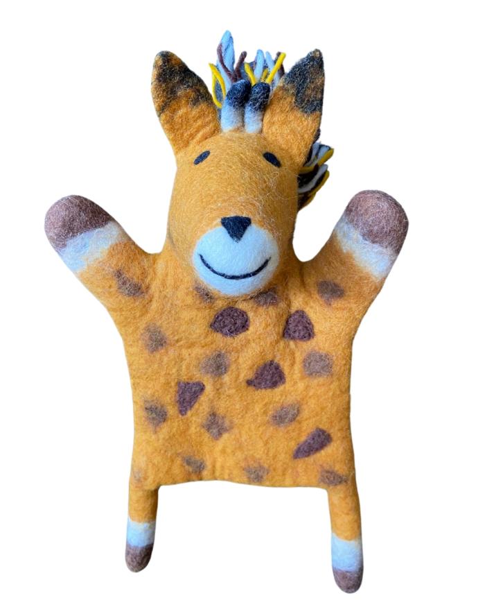 Handpop Vilt Jules de Giraffe