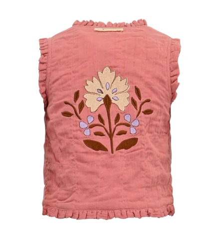 On Top Of The Cake Gilet Daphne AOP Batik