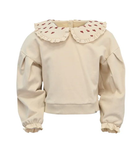 On Top Of The Cake Sweater Dakota White Cap Gray