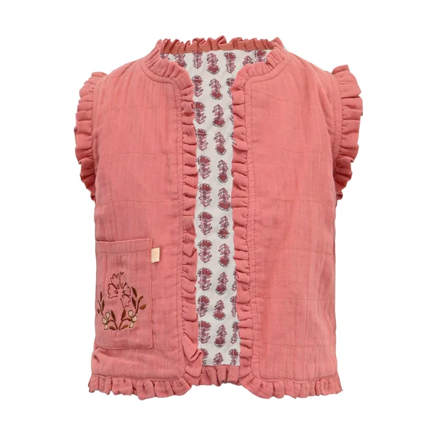On Top Of The Cake Gilet Daphne AOP Batik