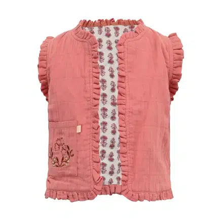 On Top Of The Cake Gilet Daphne AOP Batik