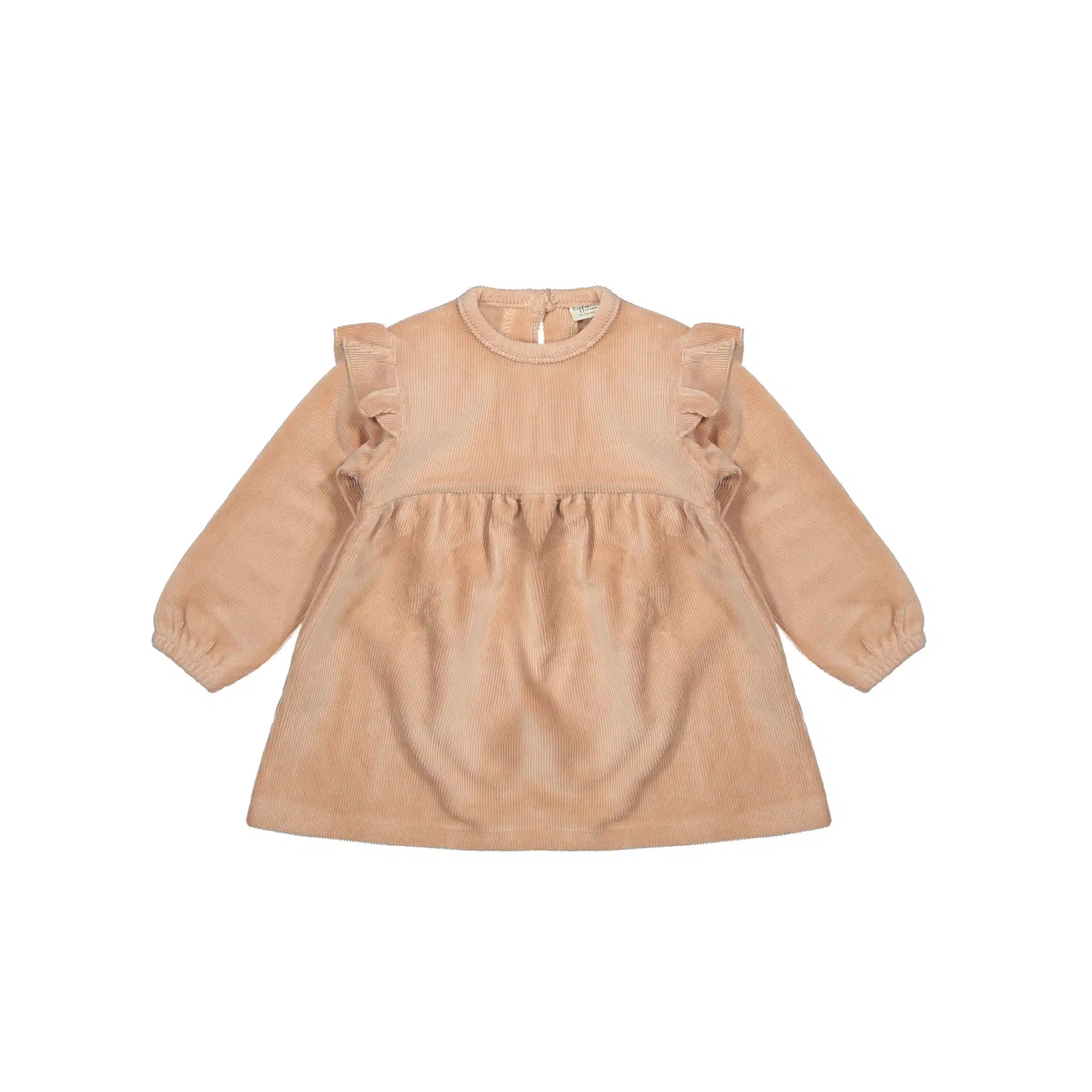 Riffle Dress Anemone Corduroy Rib Pink