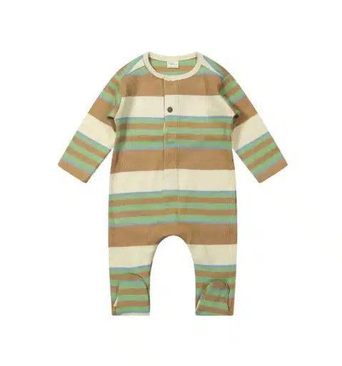 Riffle Suit Sasha Derby Rib Stripe Green